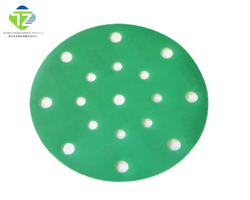 FIVE INCH GREEN FILM SANDING DISC